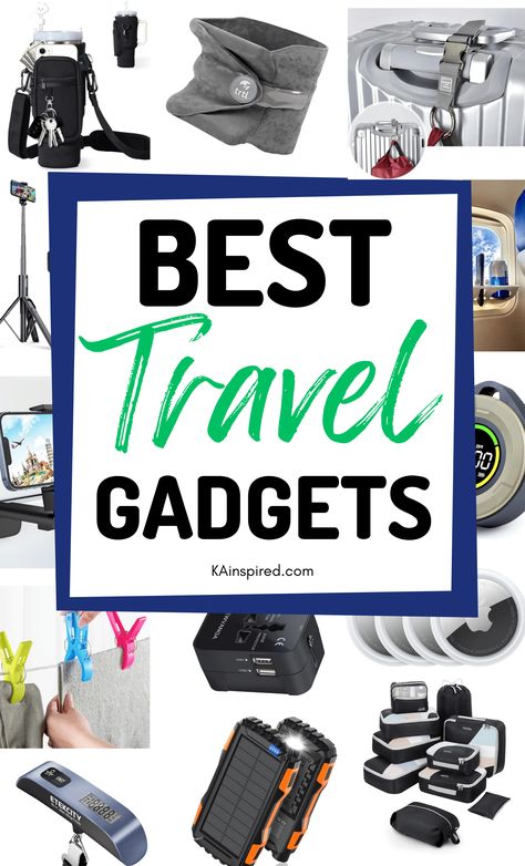 FAVORITE TRAVEL GADGETS Traveling Gadgets, Gifts For Travelers, Travel Products, Travel Gadgets Accessories, Travel Coffee Maker, Best Travel Gadgets, Travel Hacks Airplane, Travel Steamer, Hotel Hacks