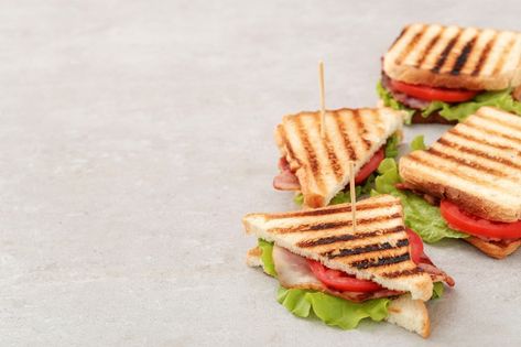 Premium Photo | Grilled cheese and tomato sandwich on white background Sandwich Background, Sandwich Blt, Homemade Grilled Cheese, Club Sandwich Chicken, Food Background Wallpapers, Big Sandwich, Fruit Sandwich, Social Media Marketing Design, Blt Sandwich