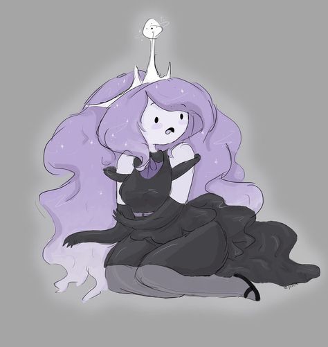 Shadow Princess by chocoellie on DeviantArt Shadow Princess, Adventure Time Oc, Adventure Time Style, Adventure Time Princesses, Adveture Time, Adventure Time Comics, Adventure Time Stuff, Land Of Ooo, Marceline And Bubblegum