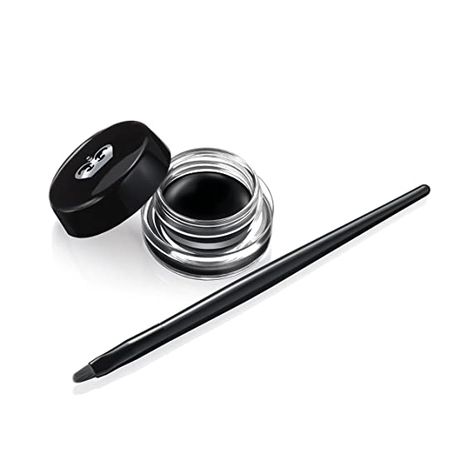 Amazon.com : Rimmel Scandaleyes Waterproof Gel Eyeliner, Black, 0.085 oz : Beauty & Personal Care Best Drugstore Eyeliner, Drugstore Eyeliner, Panda Eyes, Eyeliner Black, Kajal Eyeliner, Combo Skin, Best Eyeliner, Amazon Favorites, Eye Makeup Tips