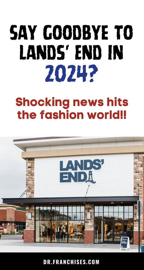 Lands' has been facing continuous decline, but the latest 5.5% drop in revenue is making people question what is going on with Lands' End. Is it going out of business? Head to our blog to find out the truth behind the company's downfall. Business Landscape, Going Out Of Business, Drop In, Lands End, The Truth, Going Out, The End