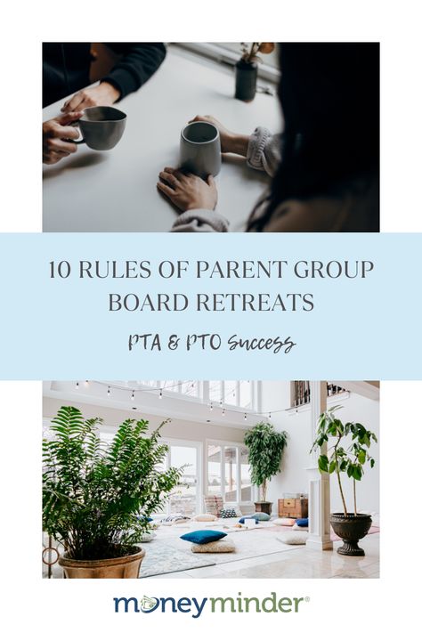 Stepping Out Together: 10 Rules of Parent Group Board Retreats (PTA, PTO) - MoneyMinder Parent Teacher Association, Parent Teacher, School Community, Improve Communication, Teacher Organization, Parents As Teachers, Public Speaking, Group Boards, Stepping Out