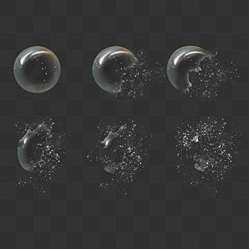 Soap Bubble Drawing, Popped Bubble Art, Soap Bubbles Drawing, Bubble Character, How To Draw Bubbles, Shading Colors, Black Paper Drawings, 3d Bubbles, Bubble Tattoo