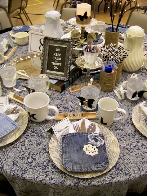 My Creative Life: It's Been Too Long... Ladies Tea Party Ideas Church, Ladies Tea Party Ideas, Festival Of Tables Ideas, Rustic Wedding Cupcakes, Womens Retreat Gifts, Church Ladies Tea Party, Tea Tablescapes, Breakfast Table Ideas, Tea Decorations