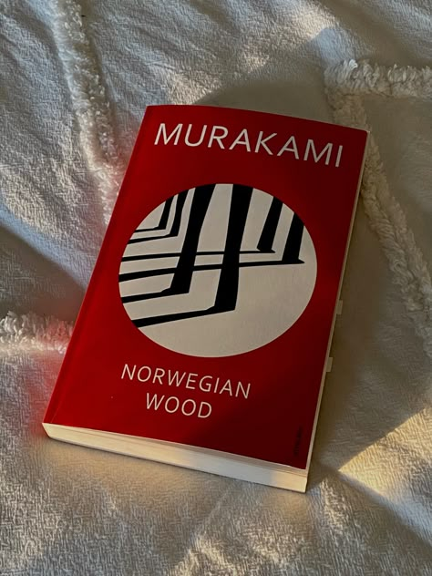 norwegian wood aesthetic, norwegian wood, aesthetic books, haruki murakami, red books Haruki Murakami Books, Murakami Haruki, Book Bucket, Empowering Books, Norwegian Wood, Unread Books, Wood Book, Haruki Murakami, Recommended Books To Read