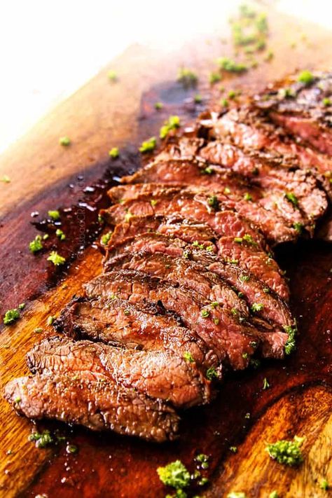 Steak Marinades, Marinade Flank Steak, Steak Sandwiches, Marinated Flank Steak, Flank Steak Recipes, Carlsbad Cravings, Grilled Flank Steak, Steak Marinade, Juicy Steak