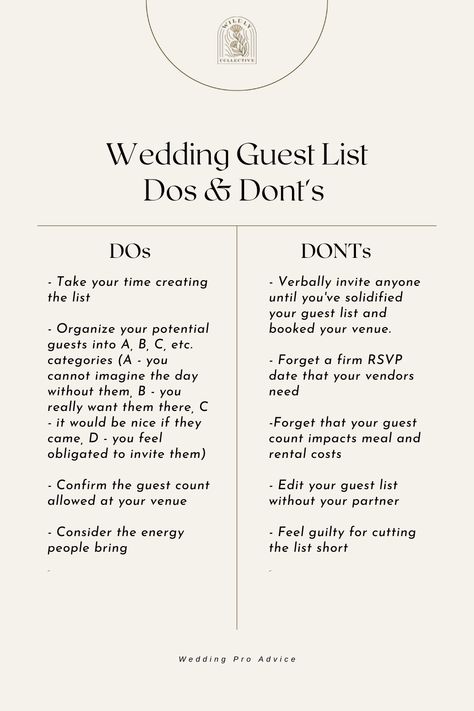 Wedding Planning Guest List, How To Make A Guest List Wedding, How To Decide Who To Invite To Wedding, Wedding Favorites For Guest, Wedding Guest Tips, Celebrating The Future Mr And Mrs, Who To Invite To A Small Wedding Guest List, How To Choose Wedding Guests, Wedding Tentative