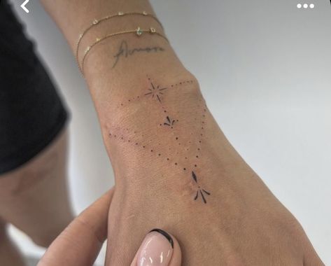 Old Instagram, Tato Minimal, Fineline Tattoo, Hand And Finger Tattoos, Handpoke Tattoo, Petite Tattoos, Hand Tattoos For Women, Wrist Tattoos For Women, Small Hand Tattoos