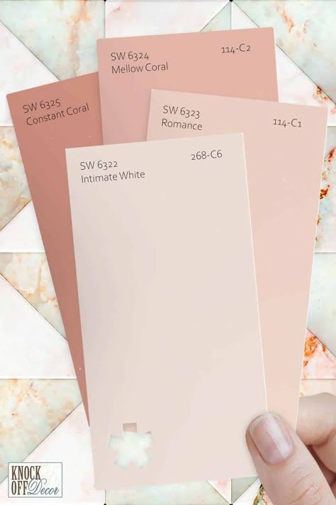 Nursery Room Colours, One Wall Nursery, Two Tone Pink Nursery, Shades Of Pink Nursery, Blush Nursery Paint, Baby Pink Nursery Ideas, Baby Girl Room Color Ideas, Baby Girl Nursery Colors Palette, Baby Girl Nursery Wall Paint Ideas