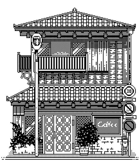 1 Bit Pixel Art, Pizza Painting, Cc Background, Pixel Art Isometric, Pixel Art Environment, 8 Bit Game, Pixel City, Game Art Style, Art Environment