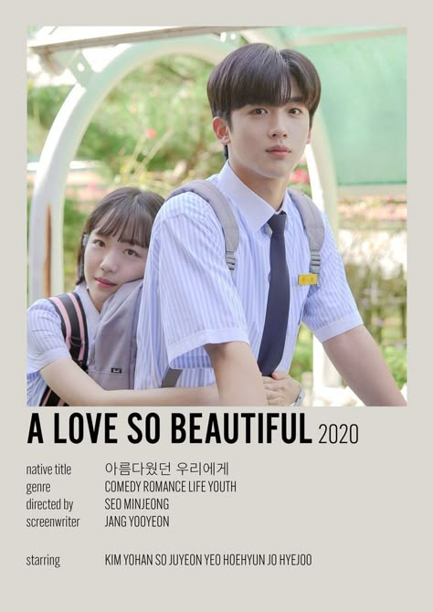 a love so beautiful minimalist mini kdrama poster Kdramas To Watch, Kdrama List, Kdrama Poster, Korean Drama Series, Film Posters Minimalist, Korean Drama Tv, Drama Tv Shows, Drama Ideas, Kdrama Funny