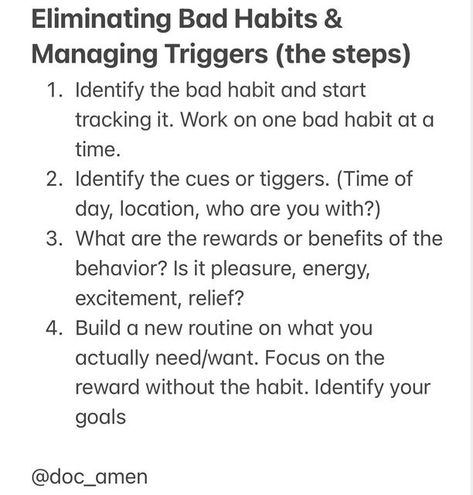 Identifying Triggers, Healing Notes, Identify Triggers, Parenting Done Right, Trigger Happy, Bullet Journal Doodles, Journal Doodles, Mental Health Matters, Bad Habits