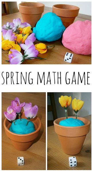 Flower Math, Spring Lessons, Preschool Garden, Preschool Spring, Spring Math, Math Games For Kids, Spring Preschool, Math Game, Early Math