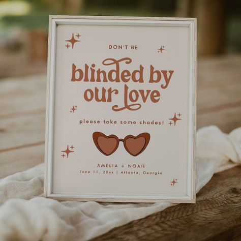 $10.40 | Modern Retro Wedding Sunglasses Favor Sign #modern wedding, minimalist wedding, wedding table signs, wedding tabletop signs, black and white, simple wedding, wedding table sing, sunglasses sign, wedding sunglasses favor, retro wedding Sunglasses Wedding Favor, Modern Retro Wedding, Forest Wedding Decor, Wedding Invitations Details, Popular Wedding Favors, Wedding Favors Sunglasses, Sunglasses Favors, Table Signs Wedding, Dancing In September