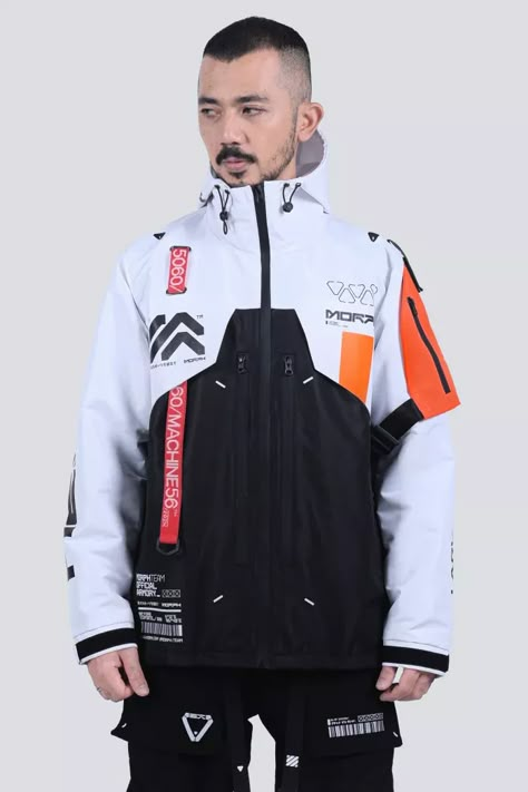 Maxton Hall Aesthetic, Streetwear Fashion Male, Hall Aesthetic, Cyberpunk Hoodie, Cyberpunk Streetwear, Cyberpunk Jacket, Techwear Jacket, Maxton Hall, Cyberpunk Clothes