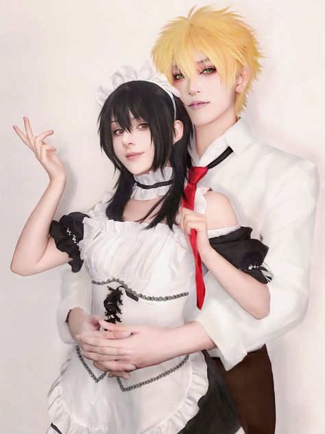 Maid Photoshoot, Misaki And Usui, Usui And Misaki, Usui X Misaki, Expo Ideas, Couple Cosplay, Maid Sama, Cosplay Diy, Cosplay Ideas