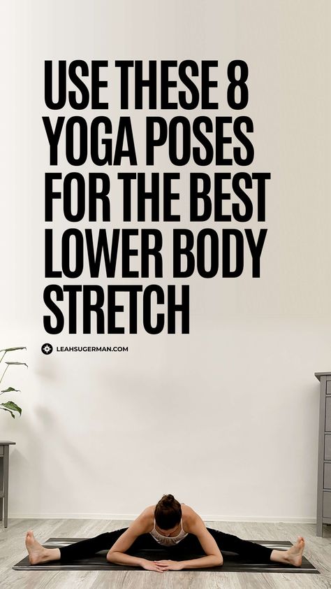 Right after you finish leg day, a long run, or a strong standing yoga series, you probably crave a solid lower body stretch. Use these 8 yoga poses to release the major lower body muscles. Lower Body Yoga, Lower Body Stretches, Relaxation Therapy, Yoga Alignment, Relaxing Yoga Poses, Inner Thigh Muscle, Standing Yoga, Yoga Series, Lower Body Muscles