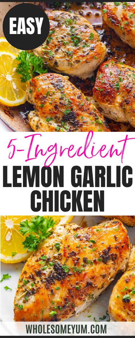 Lemon Garlic Chicken Garlic Lovers Chicken, Keto Lemon Garlic Chicken, Chicken Marinade With Lemon, Chicken Marinade For Oven Baked, Lemon Garlic Chicken Oven, Oven Roasted Chicken With Lemon Rosemary Garlic Butter, Lemon Garlic Chicken And Green Beans, How To Make Lemon Chicken, Chicken Breast Recipes Lemon Garlic