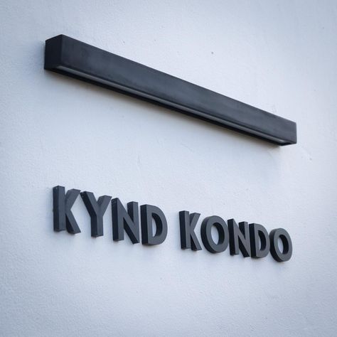 Acrylic Wall Signage . . . Client : @kyndkondos We can work with : bussinesses | big bussineses | wedding organizer | artist |… | Instagram Brand Signage Design, Acrylic Signage Design, Brand Signage, Signage Acrylic, Clinic Interior, Paper Leather, Wall Signage, Neon Box, Wedding Organizer