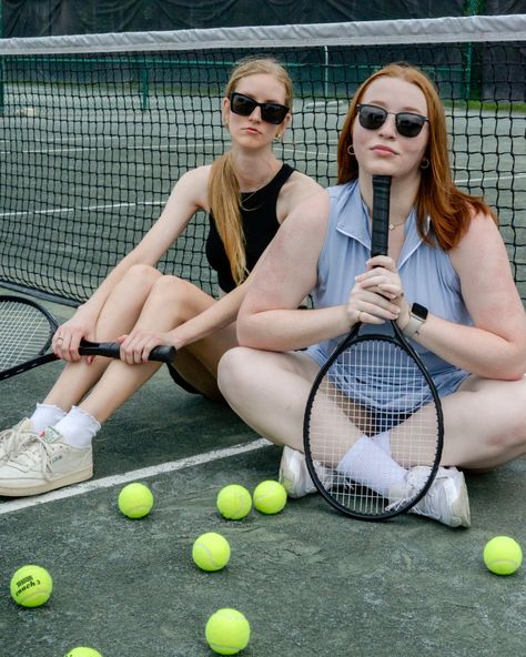 Calling all court queens! 👑 Grab your bestie and hit the court with style and safety. Our shatter-resistant sunglasses are made for doubles matches, sunny days, and every rally in between. Protect your eyes, serve up some fun, and make every game a memory. Let’s play! 🎾🕶️ #BlueEyeSunglasses #Sunglasses #Tennis #tennislove #tennisgirl #eyewear #EyewearTrends Eyewear Trends, Tennis Match, Casual Game, The Court, Your Eyes, Sunny Days, Sunnies, Tennis, Sunglasses