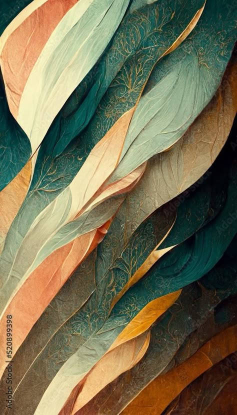 Nature Abstract Painting, For Phone Wallpaper, Leaves Abstract, Posters Illustration, Nature Abstract, Wallpaper Themes, Stock Wallpaper, Bright Pictures, Wallpaper Abstract