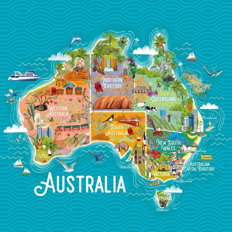 Australian Party, Koala Gifts, Australian Map, Aus Day, Map Of Australia, Australian Maps, Aussie Girl, Australian Road Trip, Australia Trip