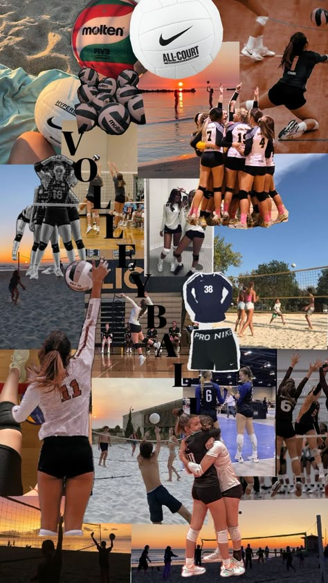 𝓿𝓸𝓵𝓵𝓮𝔂𝓫𝓪𝓵𝓵 ♡ Volleyball Team Pictures Aesthetic, Aesthetic Volleyball Photos, Aesthetic Volleyball Pictures, Volleyball Aesthetic Wallpaper, Volleyball Themes, Volleyball Wallpaper Aesthetic, Volleyball Collage, Volley Balls, Aesthetic Volleyball