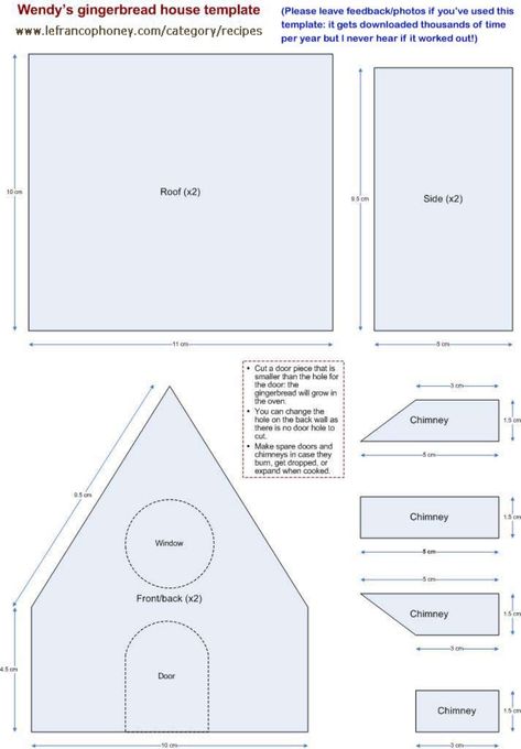 Gingerbread House Template Printable, Gingerbread House Icing, Easy Gingerbread House, Homemade Gingerbread House, Gingerbread House Patterns, Ginger Bread House Diy, Gingerbread House Recipe, Cool Gingerbread Houses, Gingerbread House Template