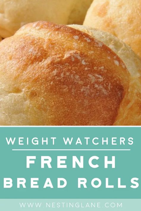 Weight Watchers French Bread Rolls Recipe from scratch with yeast, sugar, vegetable oil, salt, and bread flour. 1 WW Point Green Plan Ww Bread Recipe, Ww Vegetarian, French Bread Rolls, Ww Bread, Low Points Weight Watchers, Weight Watchers Food Points, Weight Watchers Meal Plans, Dinner Favorites, Bread Rolls Recipe