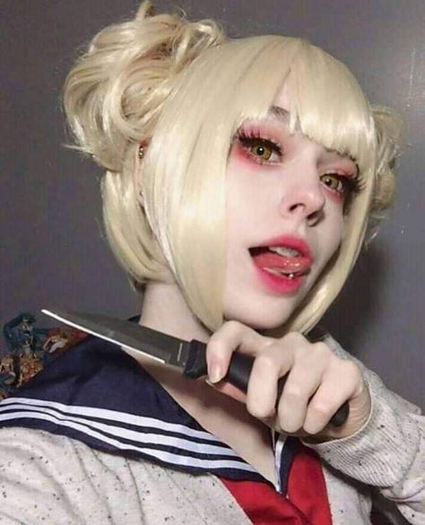 Toga Makeup, Toga Himiko Cosplay, Himiko Cosplay, Himiko Toga Cosplay, My Hero Academia Himiko Toga, Toga Cosplay, Mha Manga, Mha Cosplay, Anime Makeup