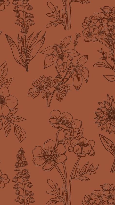 Wild Flower Illustration, Fall Backgrounds Iphone, Sunflower Iphone Wallpaper, Flower Line Art, Nautical Chic, Iphone Wallpaper Aesthetic, Wallpaper Iphone Boho, Western Wallpaper Iphone, Aesthetic Books