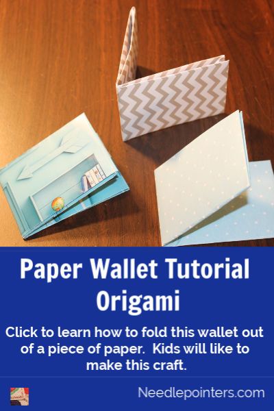 Click to learn how to fold this wallet out of a piece of paper.  Kids will like to make this origami paper craft. Diy Wallet Paper, Wallet Origami, Diy Paper Purses, Summer Crafts And Activities, Fun Origami, Origami Card, Origami Wallet, Paper Wallet, Kids Craft Projects