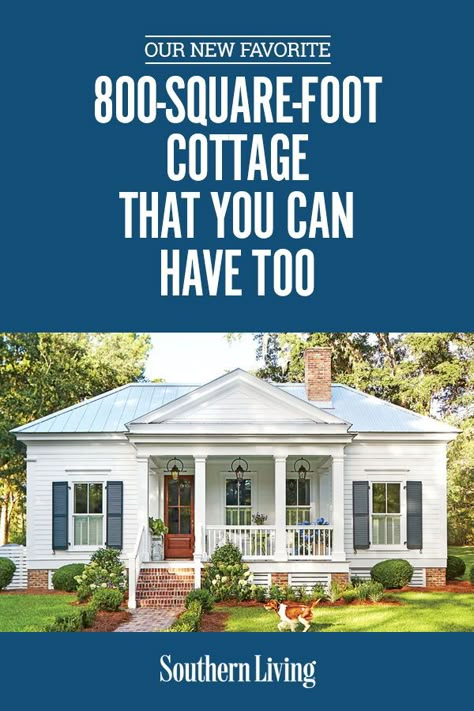 Square Farmhouse Plans, Tiny Home Plans Cottage, Small Home Cottage, Cute Small Homes Cottage, 2br Tiny House Plans, Small Cottage Homes 3 Bedroom, Florida Cottage House Plans, Small Southern Homes With Porches, Small Cottage Homes Plans Open Floor