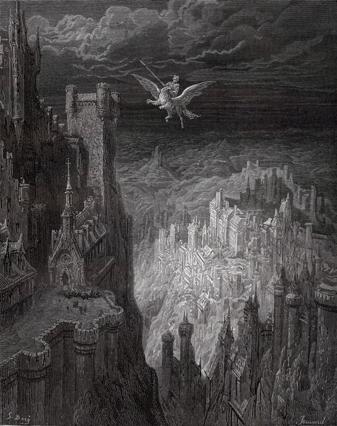 Gustav Dore, Nursery Drawings, Monochromatic Art, Gustave Dore, Paper Image, Biblical Art, Foto Art, Creepy Art, Classical Art