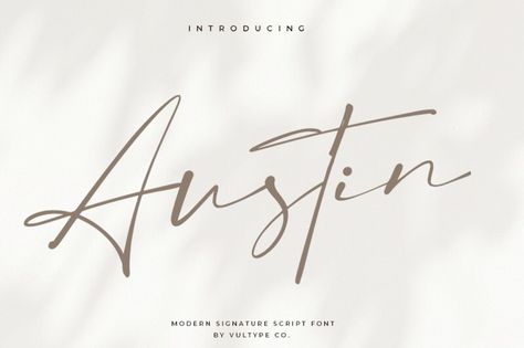 Austin - cool handwritten font by Vultype available for instant download on Fonts2u.com Austin Tattoo Name, Austin Name, Austin Tattoo, Tattoo Name Fonts, Name Fonts, Playful Fonts, Fonts Retro, Cursive Tattoos, Fonts Graphic Design