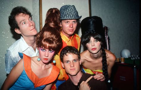 The B-52’s, 1980 by Robert Alford • Taken in the dressing room at Harpo’s in Detroit, a club known more for hard rock and heavy metal than new music, this image became a favorite of the B-52’s. The B52s, Kate Pierson, The B 52s, Cindy Wilson, Ricky Wilson, Garage Punk, B 52s, New Wave Music, Future Generation