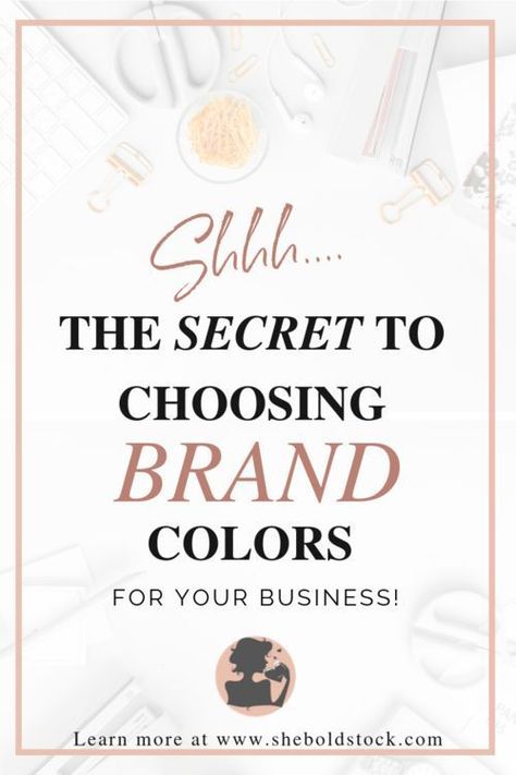 Brand Colors Inspiration, Business Branding Inspiration, Branding 101, Business Colors, Bold Type, Brand Color Palette, Color Meanings, Branding Tips, Branding Your Business