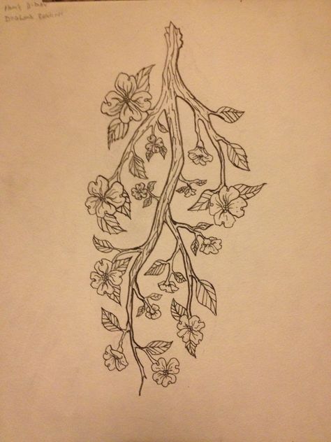 Fire arm design of a dogwood branch family tree Dogwood Blossoms Drawing, Dogwood Branch Drawing, Tattoo Tree Branch, Tree Branch Tattoo Design, Branch And Flower Tattoo, Dog Wood Tree Tattoo, Tree Branch Arm Tattoo, Dogwood Tree Tattoos For Women, Tree Branch Shoulder Tattoo