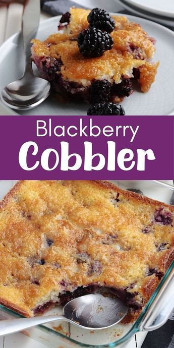 Whip up a classic berry dessert with our simple and delicious blackberry cobbler recipe. With just a few ingredients, you can create a scrumptious fruit cobbler that's bursting with the fresh taste of blackberries. It's an effortless way to delight your taste buds and impress your guests. Cobbler Strawberry, Southern Blackberry Cobbler, Black Raspberry Recipes, Easy Blackberry Cobbler, Raspberry Cobbler, Berry Cobbler Recipes, Cobbler Crust, Blackberry Dessert, Blackberry Cobbler Recipe