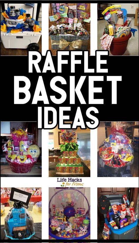 Easter Raffle Basket Ideas, Tricky Tray Baskets, Raffle Basket Ideas, Silent Auction Gift Basket Ideas, Raffle Gift Basket Ideas, Corporate Gala, Auction Gift Basket Ideas, Fundraiser Raffle, Fundraiser Baskets