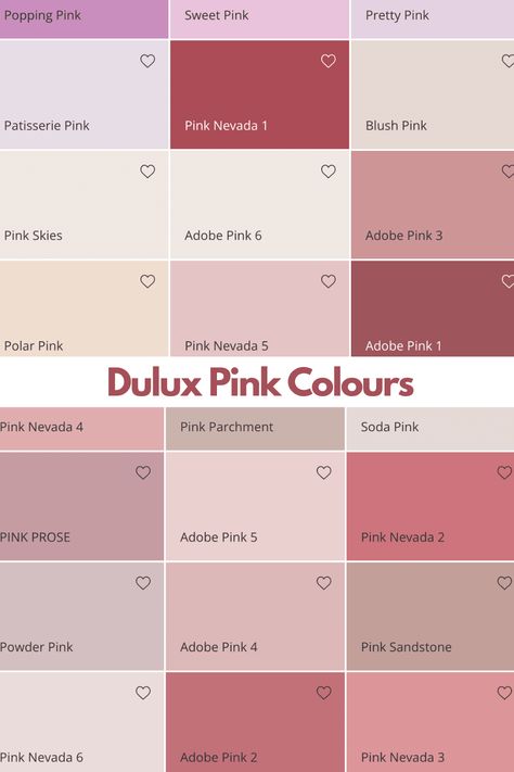 Aesthetic Colours To Paint Your Room, Light Pink Wall Paint Colors, Bedroom Paint Colors Pink Shades, Blush Pink Paint Uk, Dulux Dusky Pink Paint, Dulux Raspberry Diva, Cute Colours To Paint Your Room, Pink Color Room Bedrooms, Pink Parchment Dulux Paint