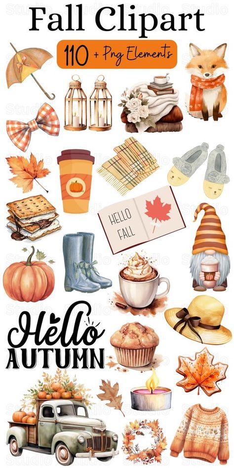 Fall Clipart Collection with Fall Clipart Autumn Clipart and Fall Graphics with Fall Leaves Clipart Halloween fonts #halloweenfonts fonts #fonts font #font 2.1049 Fall Clip Art Autumn, Fall Printable Stickers, Autumn Stickers Printable, Cute Clipart Stickers, Fall Stickers Free Printable, Autumn Stickers Free Printable, Fall Sticker Ideas, Fall Esthetics, Autumn Stickers Aesthetic