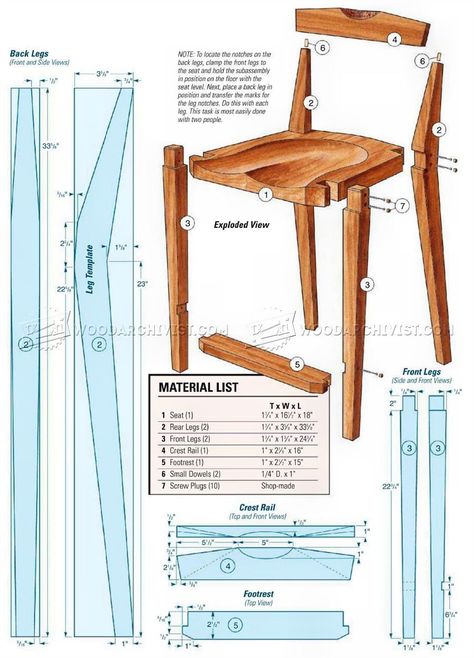 Rocking Chair Plans, Diy Stool, Wood Chair Design, Woodworking Chair, Chair Design Wooden, Plywood Chair, Diy Halloween Decor, Woodworking Furniture Plans, Kitchen Chair