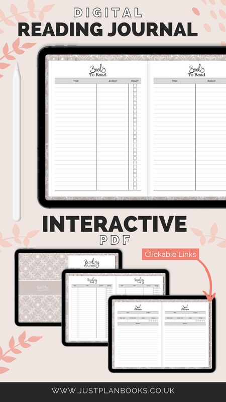 Our digital reading journal is a great way to document the books you’ve read and get more from your reading. It’s great for book lovers or book clubs to track reading and record your thoughts on the books you’ve read and remember discussion points for later. Reading Journal Digital Free, Planner Apps For Ipad, Reading Journal Goodnotes, Digital Reading Log, Book Journal Layout, Digital Planner Apps, Reading Journal Template, Goodnotes Free, Journal For Goodnotes