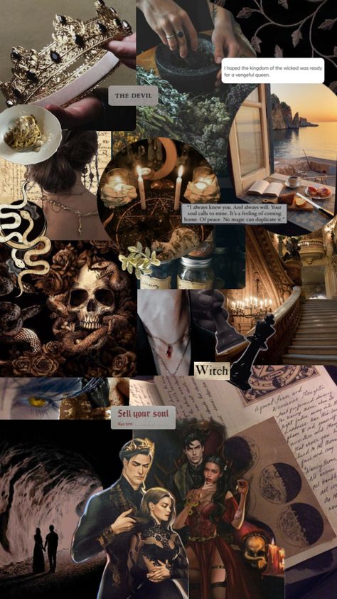 Kingdom Of The Wicked Aesthetic, Kingdom Of The Cursed Wrath, Kingdom Of The Wicked Pride, Kingdom Of The Wicked Fanart, Wicked Collage, Kingdom Of The Cursed, Cruel Prince Collage, Wicked Book Series, Dark Fantasy Aesthetic Collage