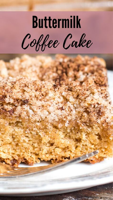 Buttermilk Dessert Recipes, Buttermilk Coffee Cake, Cinnamon Streusel Coffee Cake, Coffee Cake Recipes Easy, Future Chef, Streusel Coffee Cake, Coffee Cake Recipe, Buttermilk Recipes, Cake Recipes Easy