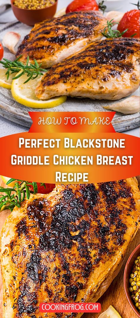 Ignite your culinary enthusiasm with this amazing Blackstone Griddle Chicken Breast recipe. Simple yet filled with rich flavors, it transforms an everyday meal into a gastronomic delight. Flat Grill Chicken Recipes, Stonefire Grill Copycat Recipes, How To Cook Chicken On Blackstone Grill, High Protein Griddle Recipes, Cooking Chicken On Blackstone Grill, Easy Blackstone Griddle Recipes Chicken, Grilled Chicken On The Blackstone, Black Stone Grilled Chicken, Chicken And Potatoes On Blackstone