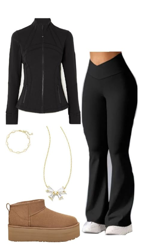 lululemon All Lululemon Outfit, Black Lulu Jacket Outfit, Lululemon Outfit Black, Lululemon Outfit Aesthetic, Lululemon Outfit Ideas, Lululemon Aesthetic, Pink Obsessed, Lululemon Outfit, Lulu Outfits