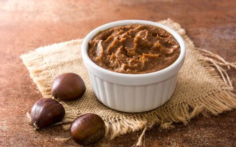 The 7 Best Ways to Use the Chestnut Puree the French Love So Much Chestnut Puree Recipe, Chestnut Spread, Chestnut Puree, Ravioli Dough, Chestnut Cream, Ravioli Filling, Sweet Chestnut, Fine Dining Restaurant, Frozen Banana