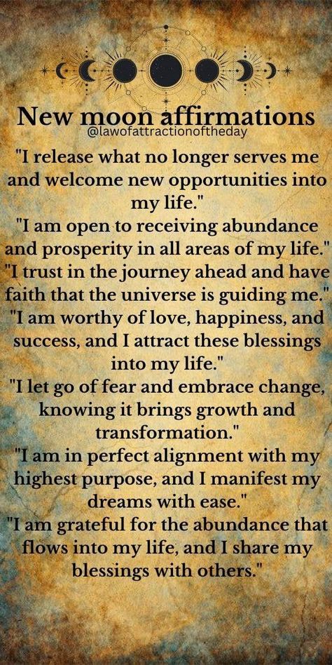 Full Moon Affirmations, Moon Affirmations, Women Affirmations, Manifestation Prayer, Moon Spells, Quotes Money, Affirmations For Success, New Moon Rituals, Moon Journal